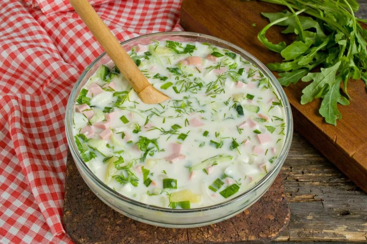 Как приготовить классическую окрошку