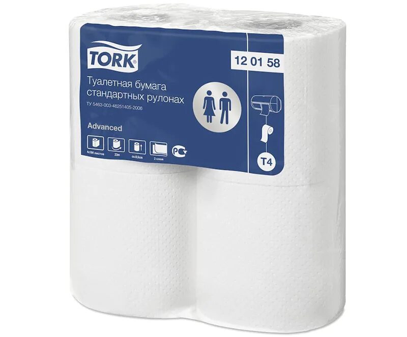 Длина рулона бумажного полотенца. 120158 Торк. Туалетная бумага торк 120158. Бумага туалетная Tork "Advanced"(т6) 2-слойная, Mid-Size рулон. Туалетная бумага Tork Advanced 120158.