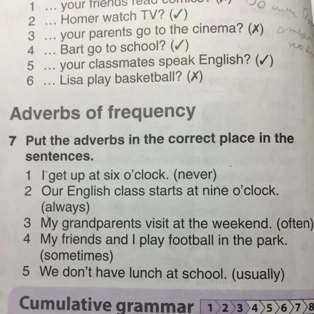 Write the correct adverb. Write the correct adverb