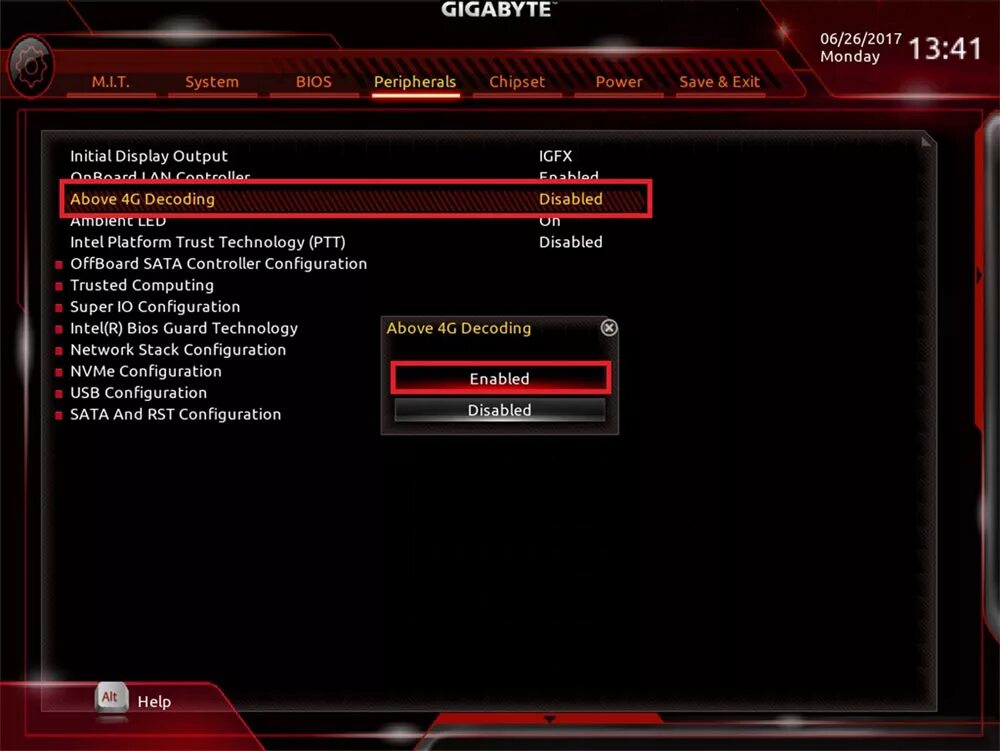 Биос 4g. BIOS f7 Gigabyte. Gigabyte BIOS Key. BIOS Gigabyte h110. Above 4g decoding BIOS.
