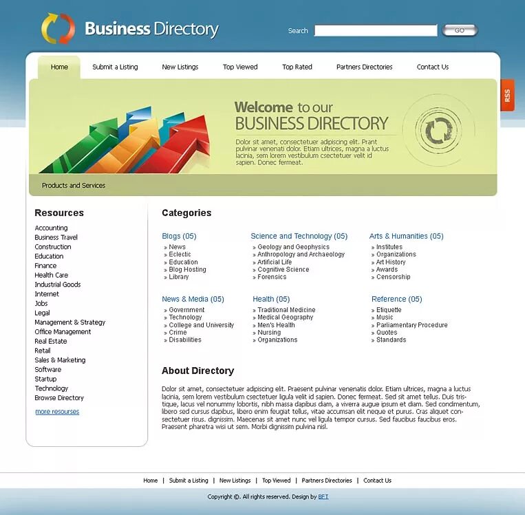 Directory listing. CSS Templates. Business Directory. Html list. Directory html