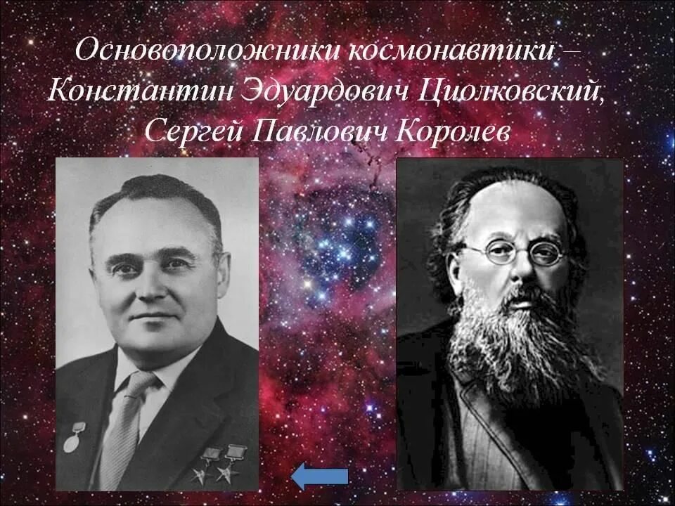 Основатель современной космонавтики. Основоположники космонавтики Циолковский и королёв.