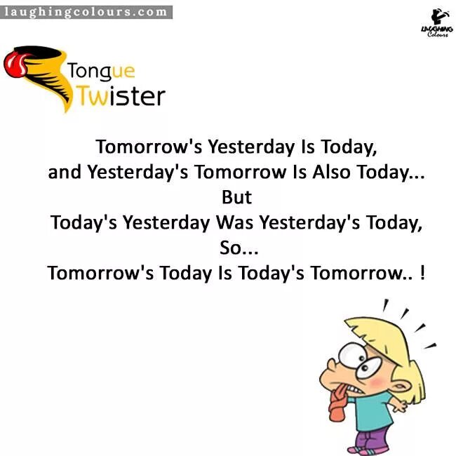 Tongue Twisters. Скороговорки на английском. Tongue Twisters February. Tongue Twisters for Kids in English. Yesterday is not today