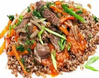 Гречка с мясом и овощами рецепт