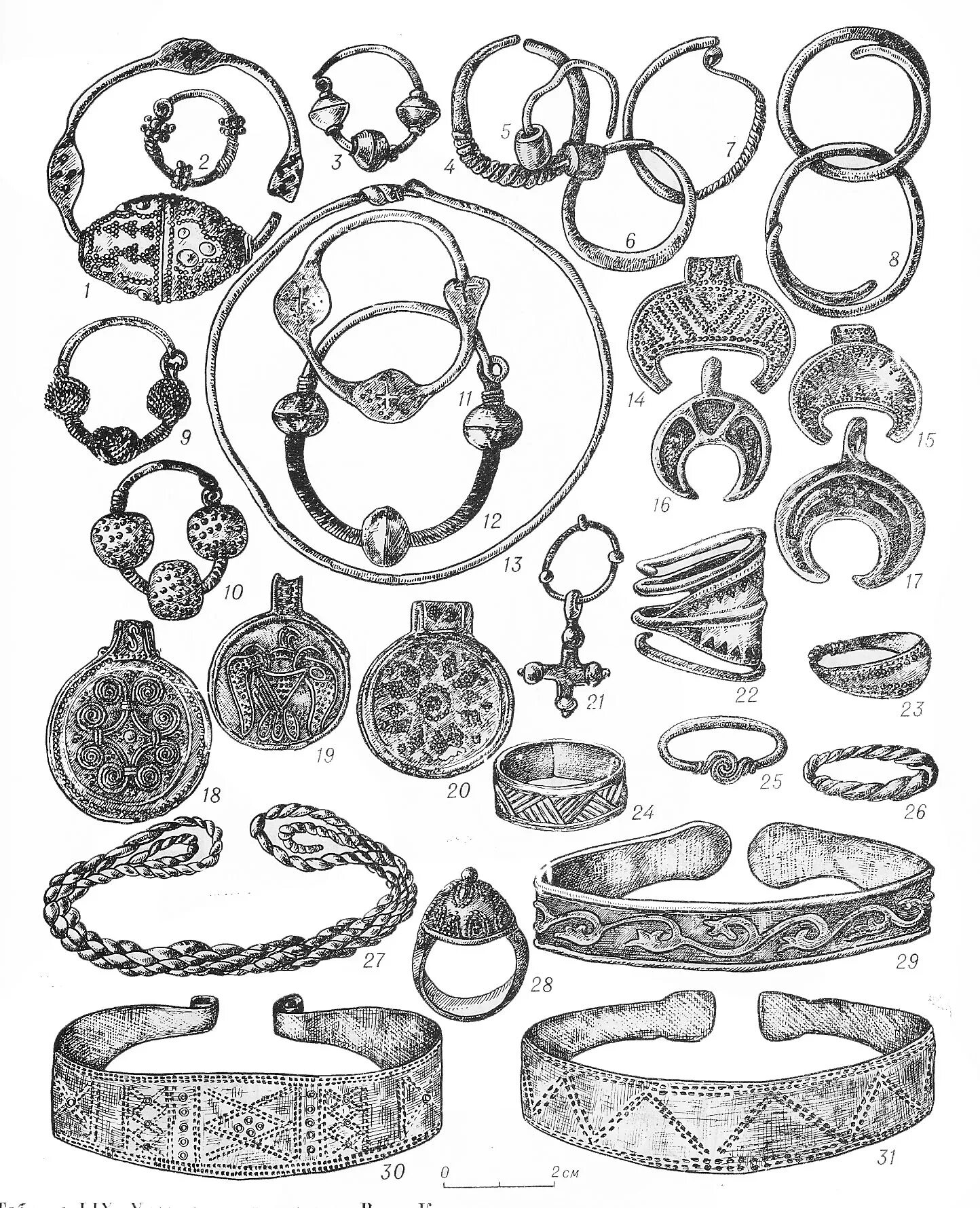 Украшения древних славян. Очелья вятичей. Височные кольца вятичей. Височные кольца древних славян. Лунница гнездово.