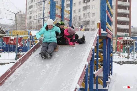 Безумная ледяная горка