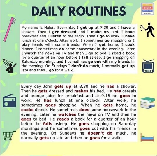 Предложения с Daily Routine. Daily Routine задания. Глаголы Daily Routine. Слова Daily Routine. Next weekend i have am having