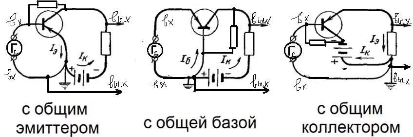 Общая база коллекторов. Схемы с общим эмиттером коллектором базой. Транзисторы с общей базой эмиттером и коллектором. Схемы с общей базой общим эмиттером общим коллектором. Схема с общим коллектором и эмиттером схемы.