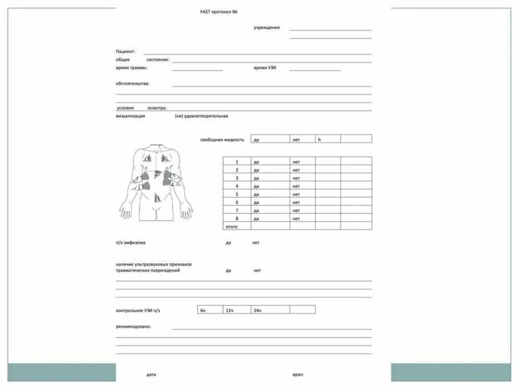 УЗИ fast протокол исследования. E fast протокол УЗИ. Фаст протокол УЗИ при травме. Протокол ультразвукового исследования EFAST. Fast протокол