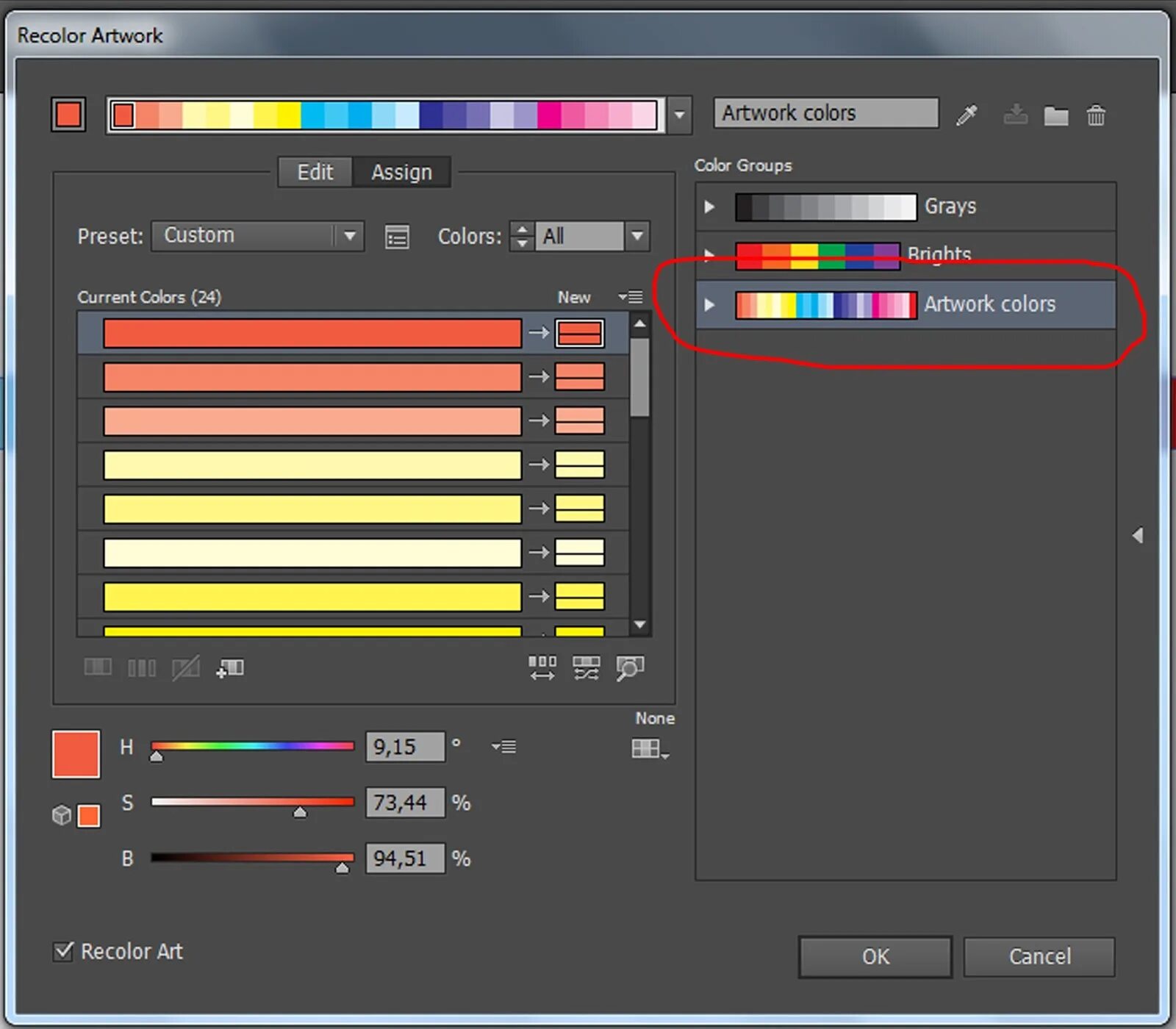 GMG COLORPROOF Интерфейс. Edit Edit Colors recolor artwork в корел. Edit - Edit Colors - recolor artwork перевод. Coloring edit