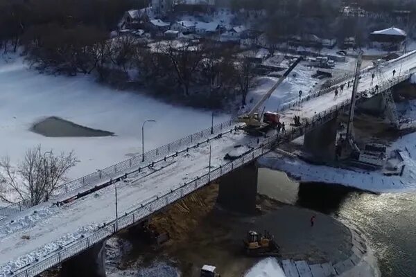 28 декабря 2018 г. Данков Дон мост. ЖД мост Данков. Данков мост через Дон. Железнодорожный мост в Данкове.