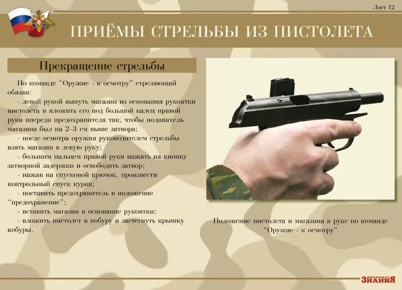 Упражнение 5 стрельба из пм