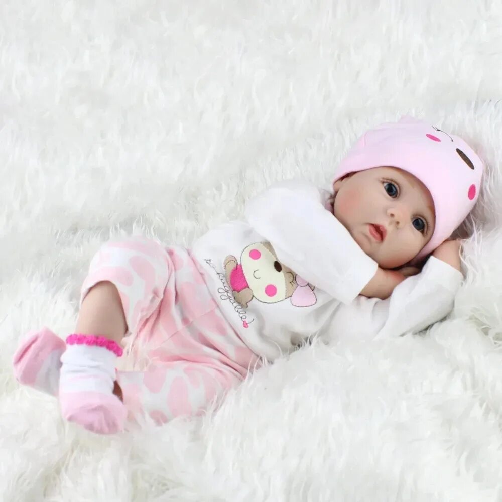 Мягконабивная кукла реборн 55см Миранда. Кукла Lifelike Reborn Baby Dolls. Кукла Reborn Baby 55 см. Реборн кукла девочка купить