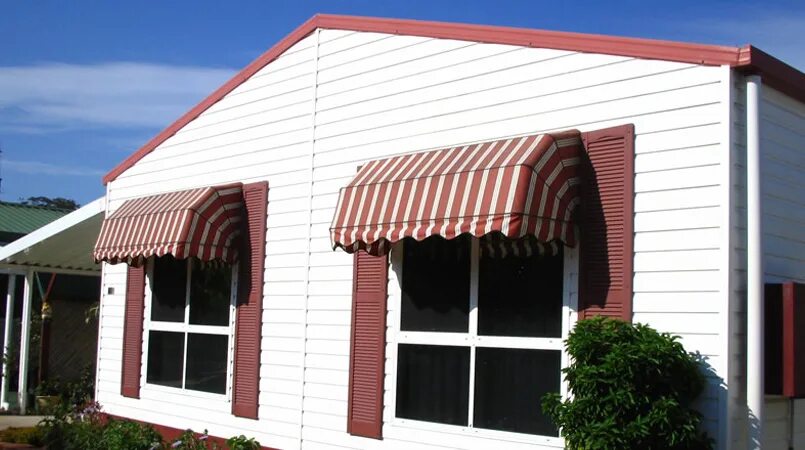 Custom Juliet Style Awnings. Awnings Bullnose.