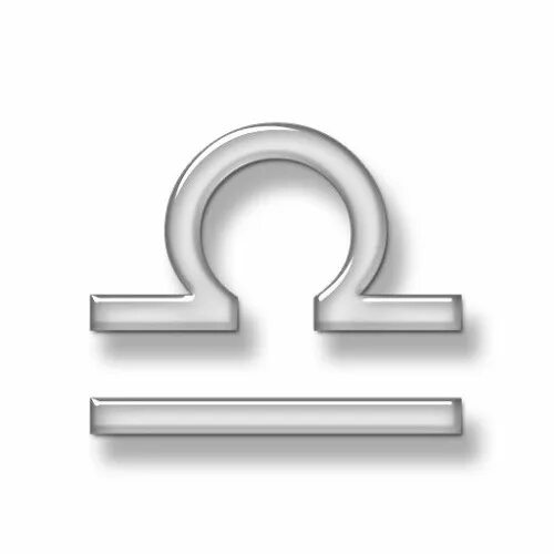 Libra scales zodiac sign icon Royalty Free Vector Image