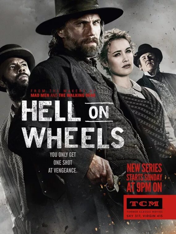 Hell of wheels. Hell on wheels сериал. Каллен бохэнон. Ад на колёсах сериал постер. Hell on wheels сериал.