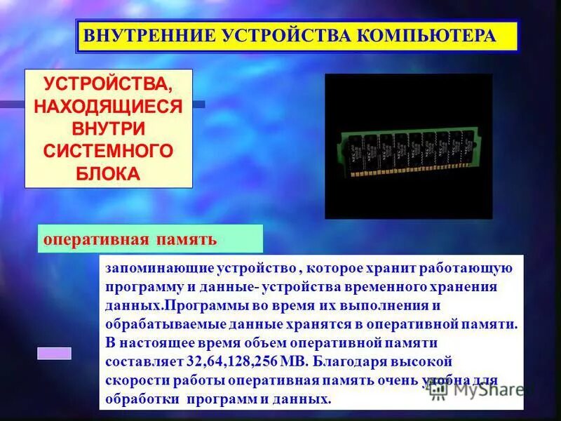 Внутреннее устройство программы. Внутреннее устройство компьютера. внутренние устройства пк. внутренние устройства компьютера оперативная память. внешние устройства эвм.