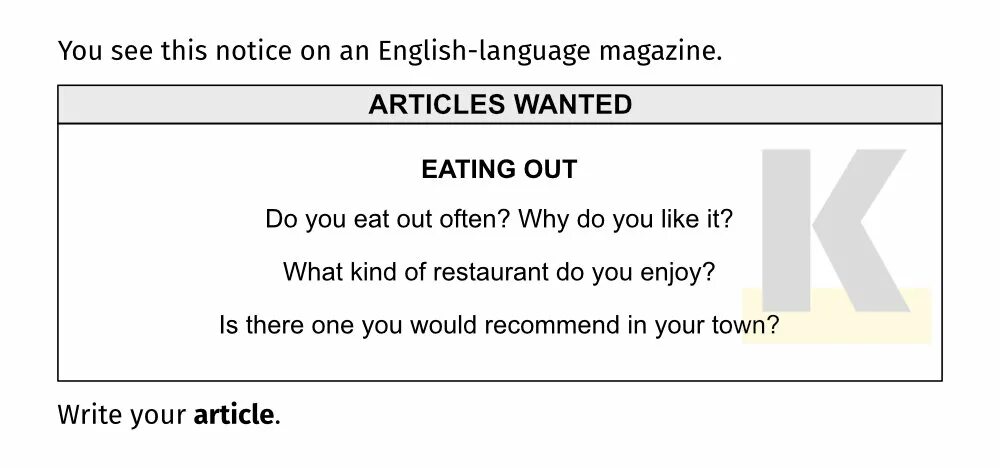 Pet задания writing. Pet экзамен writing. Writing an article задание. Пример article Pet. Pet essay