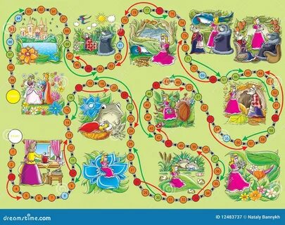 Поле для игры бродилки
