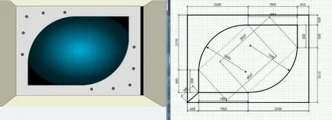 Потолок гипсокартон чертежи