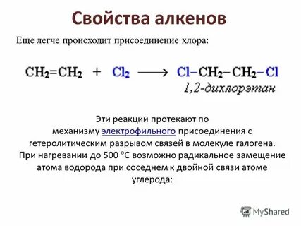 Реакция хлорирования метана протекает