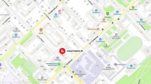 Остановки рязани карта