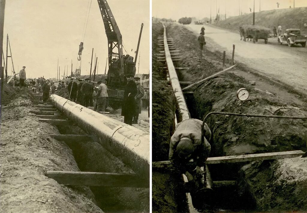 Какой нефтепровод был построен в 1960 е. Газопровод Саратов-Елшанка 1942. САРГРЭС Саратов в годы войны. Первый газопровод в Саратове. Первый магистральный газопровод Саратов-Москва.