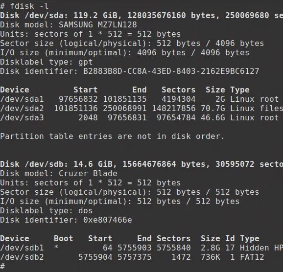 Show disks