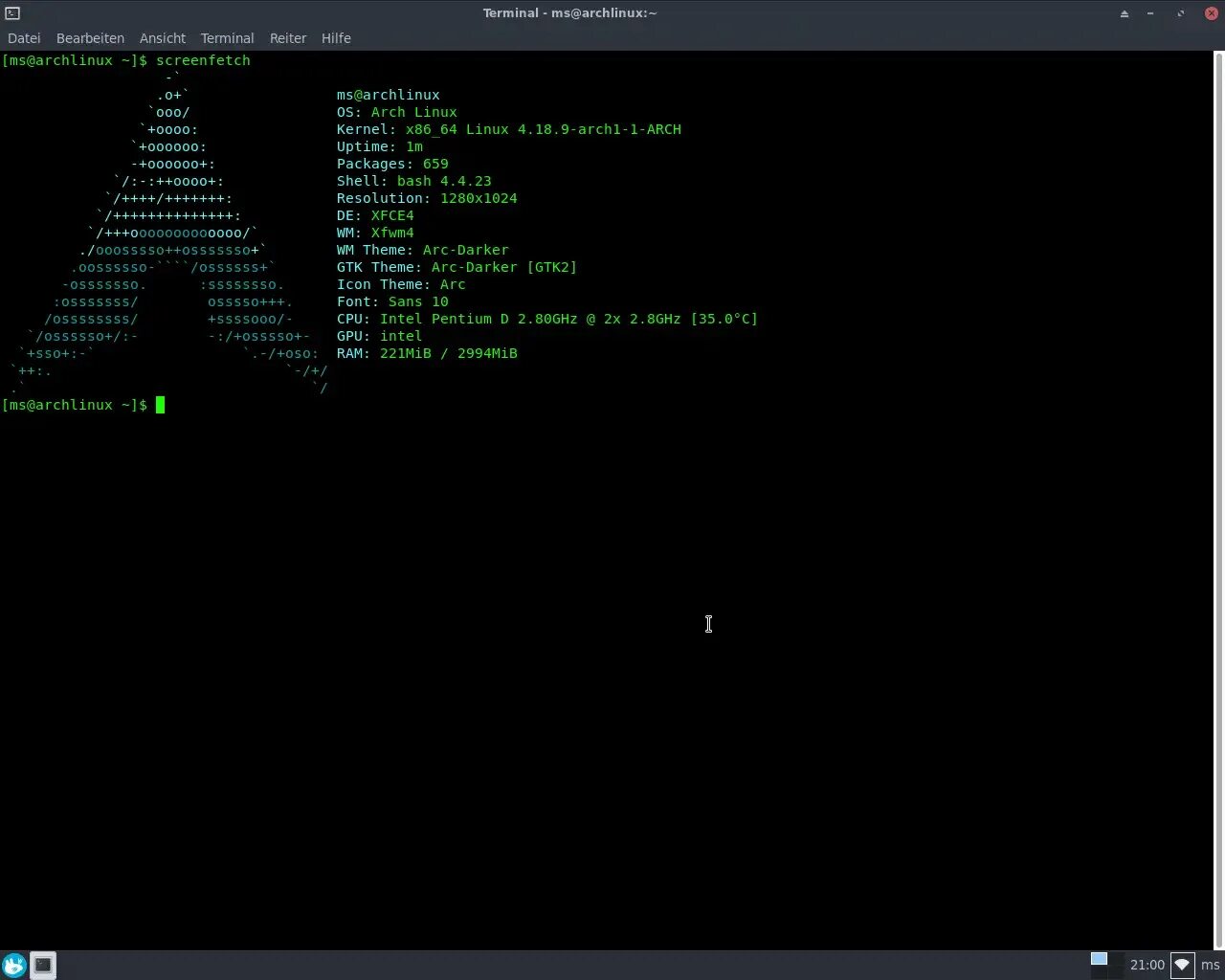 Linux Terminal. Arch Linux терминал. Archlinux xfce4. Терминал на базе линукса.