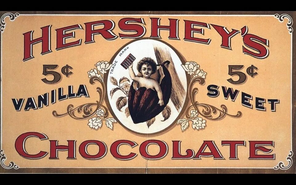 The hershey company. Милтон Херши Hershey Chocolate. Милтон Херши Король шоколада в Америке. Винтажные надписи шоколад. Hershey старый шоколад.