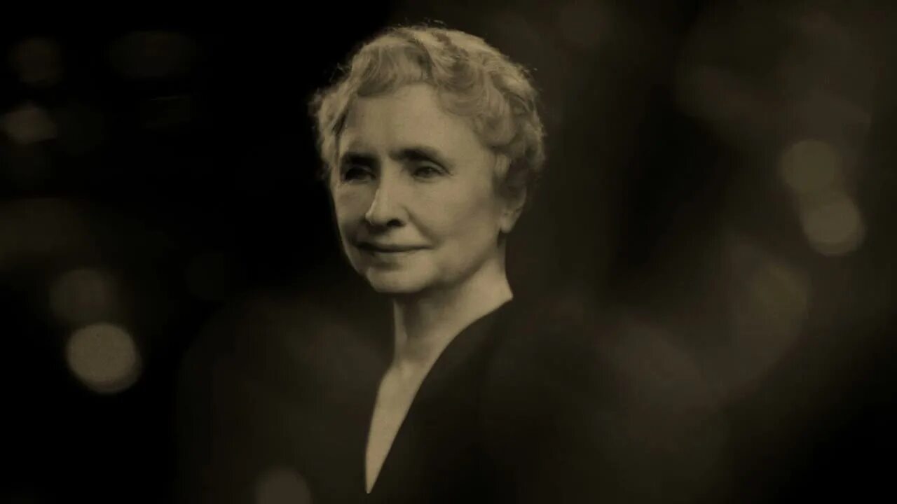 Helen keller imagine a person who