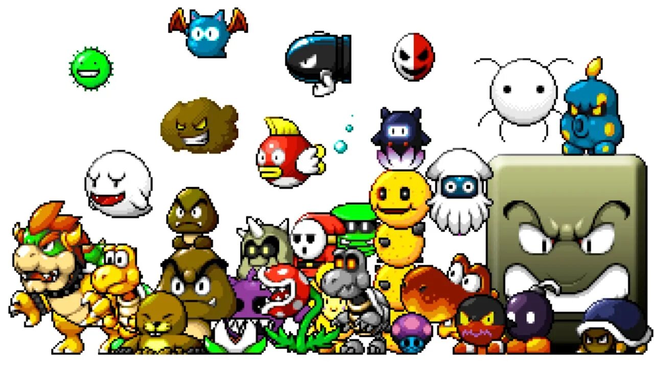 Mario enemies. Марио персонажи гумба. Mario enemies. Супер марио брос 2 враги. Mario enemies.