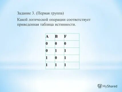 Логический 0 1