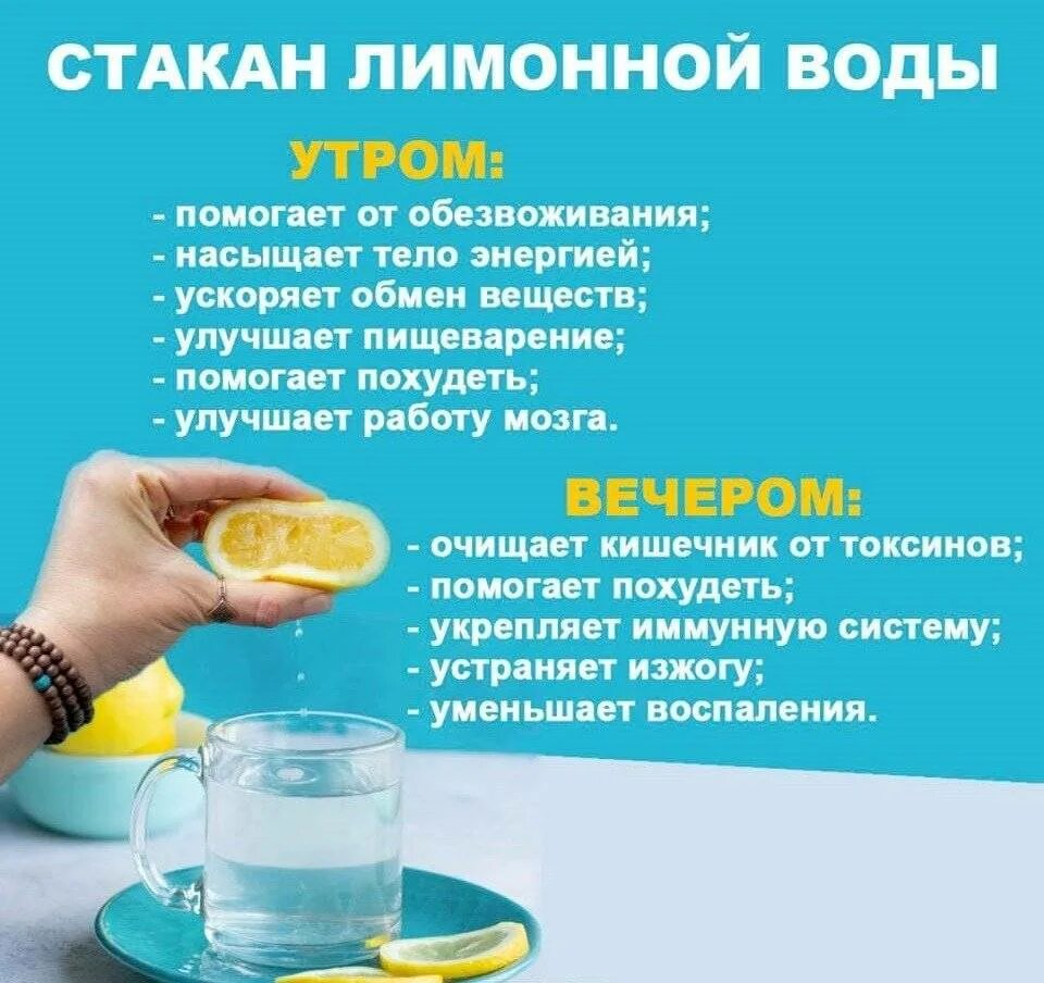 Сколько дней нужно пить воду с лимоном