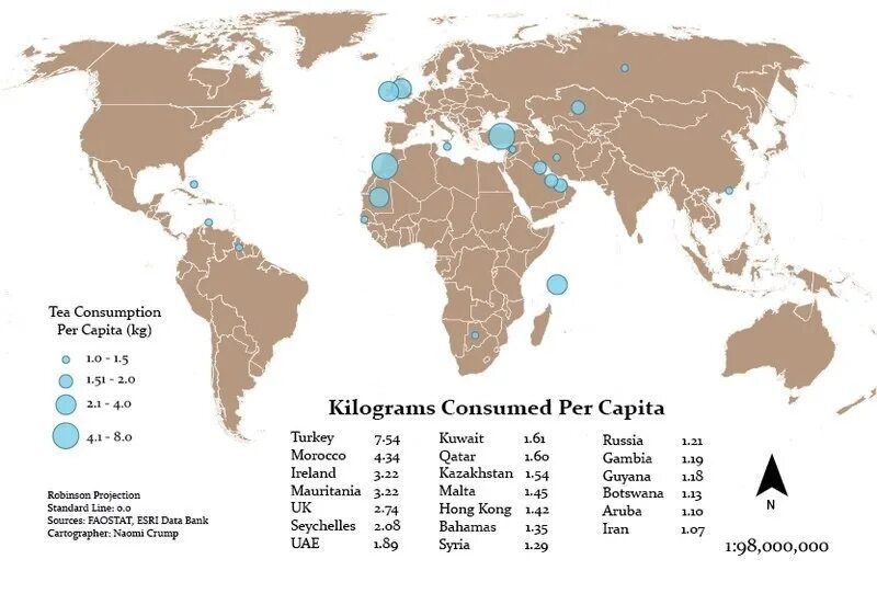 В какой стране больше всего пьют чай. Tea consumption by country. страны по употреблению чая. страны где пьют много чая. страны в которых больше всего пьют чай.