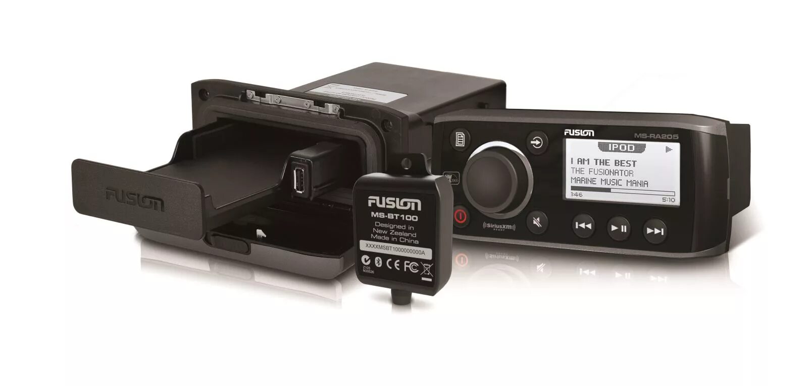Fusion pmct 205 купить. Fusion MS-ra 205. Автомагнитола Fusion MS-ra200. Fusion bt878a. Автомагнитолы weather Band Digital Marine.