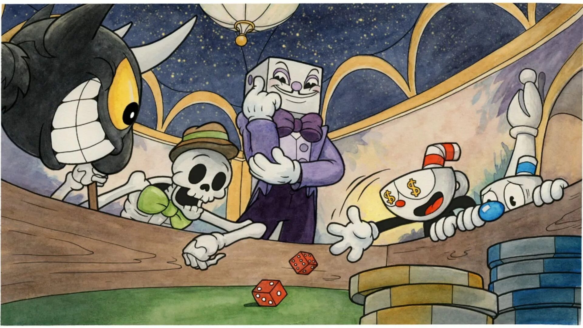 Cuphead игра. Кинг Дайс капхед шоу. Cuphead скрины. Cuphead можно играть