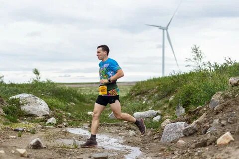 Спортсмен участвующий в забеге