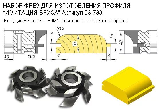 Фрезы для производства