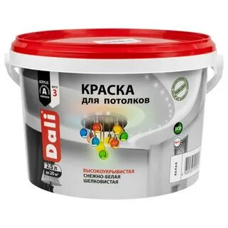 Dali краска для потолков акриловая