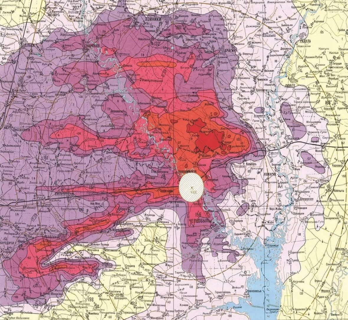 Радиоактивная карта. Зона заражения Чернобыльской АЭС на карте. Карта заражения от Чернобыльской АЭС. Зона заражения после Чернобыльской аварии. Зона заражения после Чернобыльской аварии на карте.