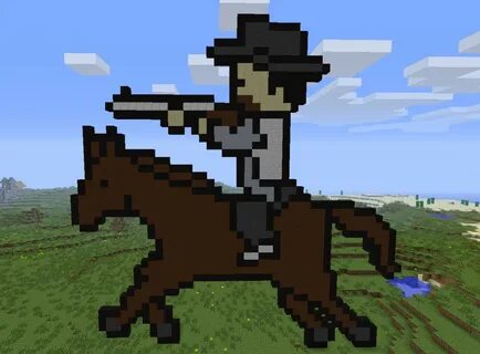 Giant Cowboy Minecraft Map