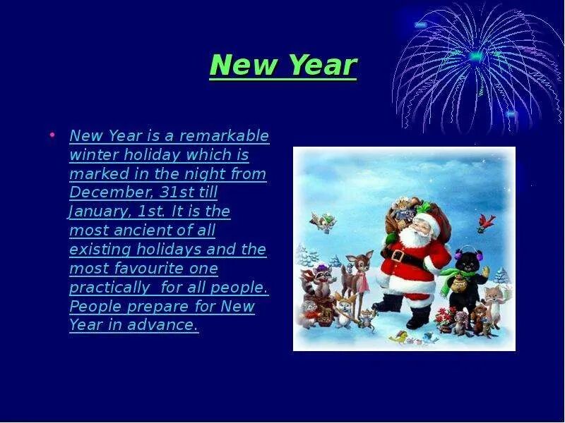 New year is the 1st january