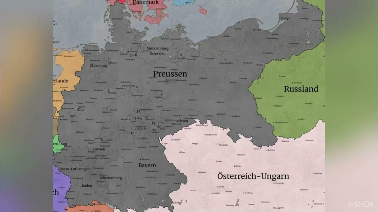 Какие территории вошли в германскую империю