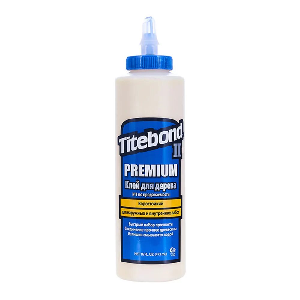 Клей столярный для дерева. Клей ПВА Titebond II Premium. Клей столярный влагостойкий Premium II Wood Glue. Titebond II Premium клей столярный влагост., 473 мл. Клей "Titebond" 5004 д/дерева влагостойкий 473мл.