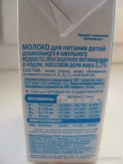 Компоненты молока
