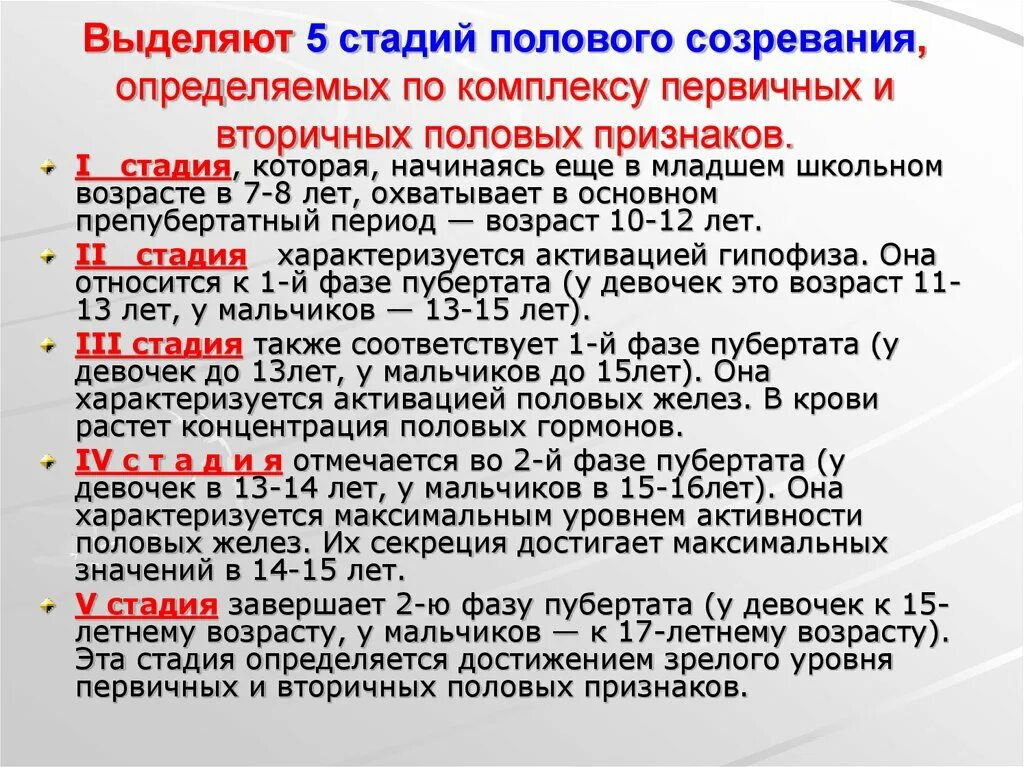 Этапы полового развития. Стадии полового созревания. Стадии пубертатного периода. Этапы полового созревания пубертатного периода.