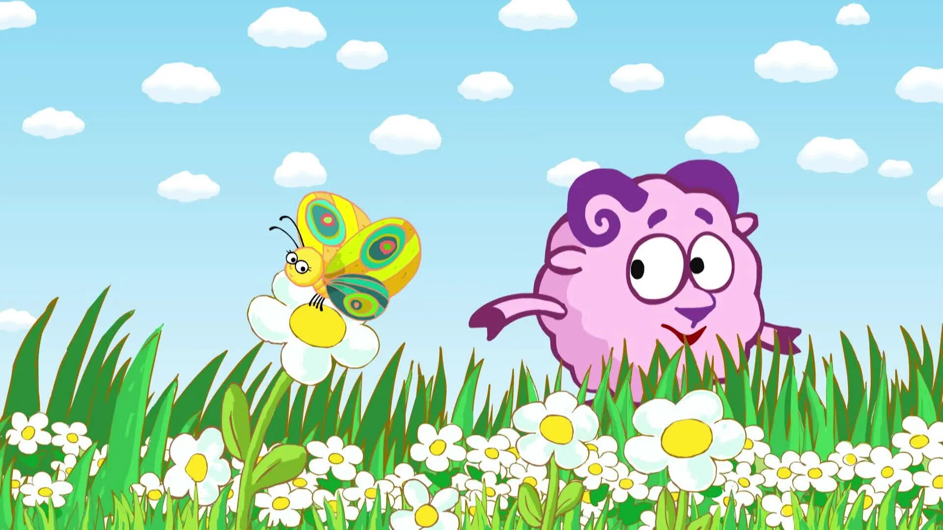 смешарики весенние