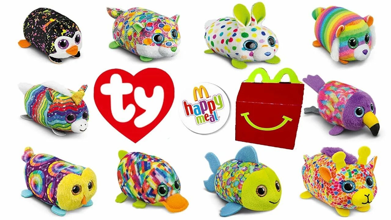 Mcdonalds toy. Игрушки Тини Тайс. Макдоналдс игрушки Тини Тай. Игрушки Тини Тай в Макдональдсе. Ty Teeny tys макдональдс 2019.