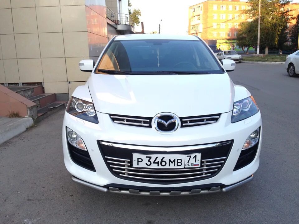 Тюнинг бампера мазда сх7 дорестайлинг цена фото Демонтаж обвеса на зиму Mazda CX-7, 2,3 л, 2007 года стайлинг DRIVE2